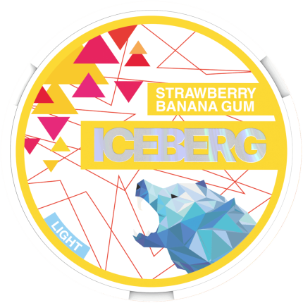 ICEBERG Strawberry Banana Gum Light
